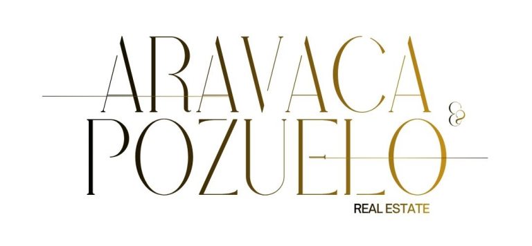 logo inmobiliaria ARAVACA POZUELO horizontal